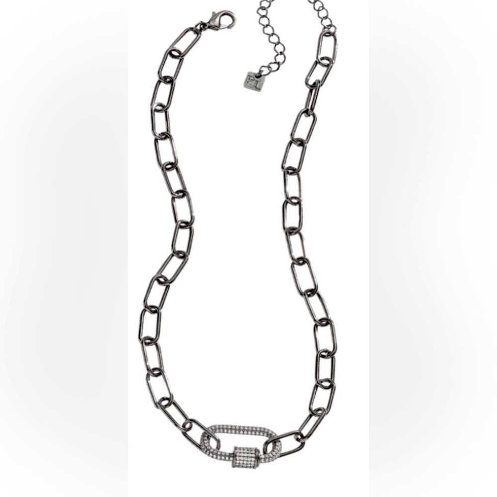 Park Lane hematite Zoey necklace.